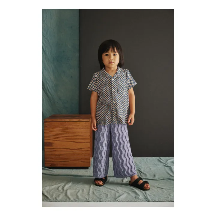 Chemise Sonny Fleurs | Bleu marine- Image produit n°1