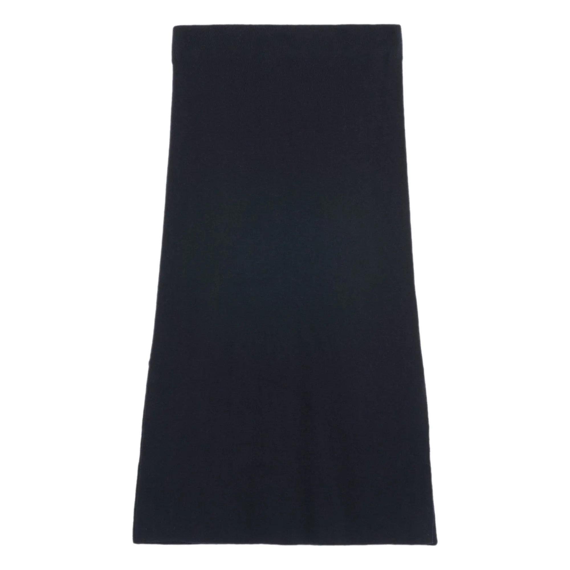 Bompard Women's Black Silk And Cashmere Side Slit Knit Skirt
