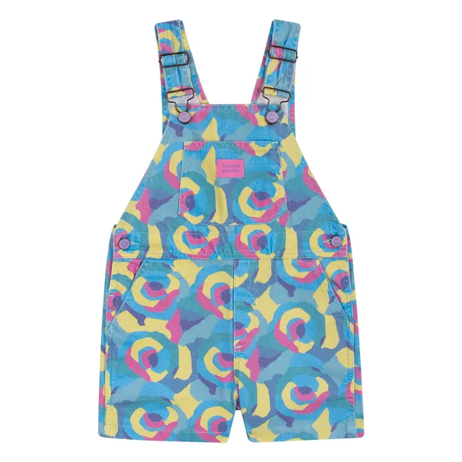 Yo-Yos Short Dungarees | Turquoise