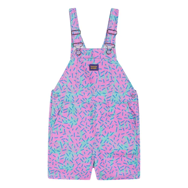 Flashback Short Dungarees | Purple