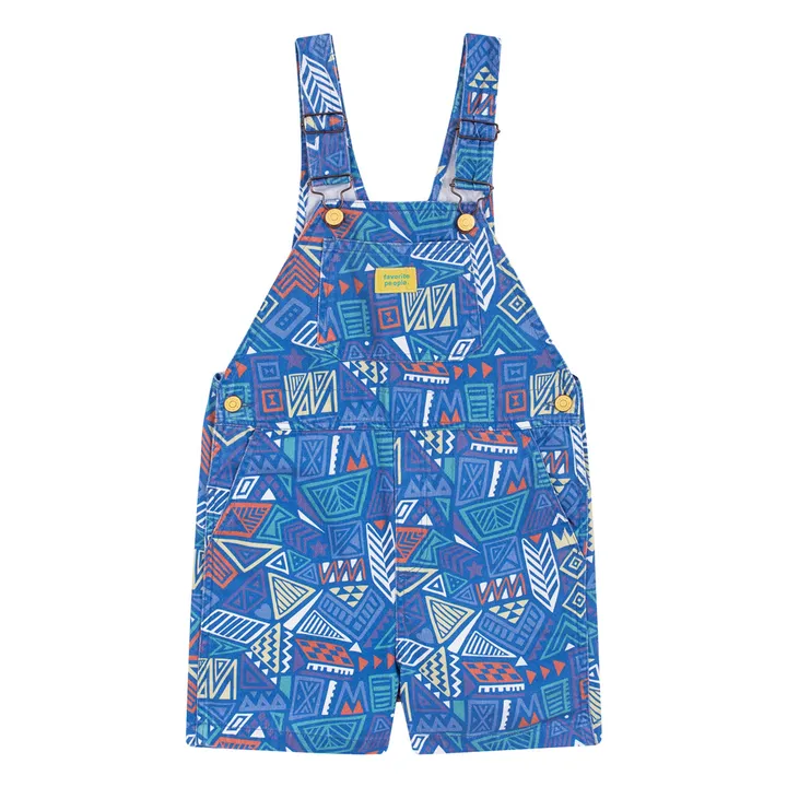 Salopette Short Vintage | Bleu- Image produit n°0