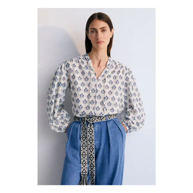 Blouse Eleni Hyacinth - Collection Femme | Bleu