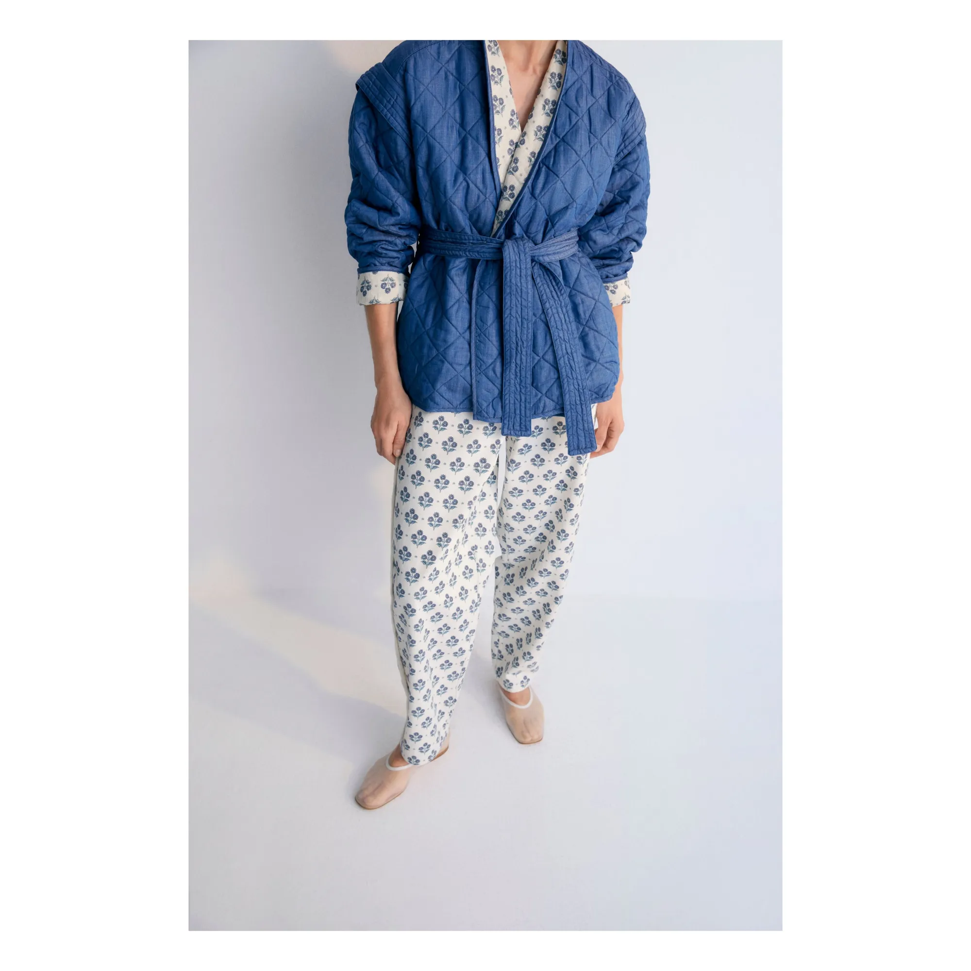 Veste Réversible Eleni Hyacinth Lin - Collection Femme | Bleu- Image produit n°5