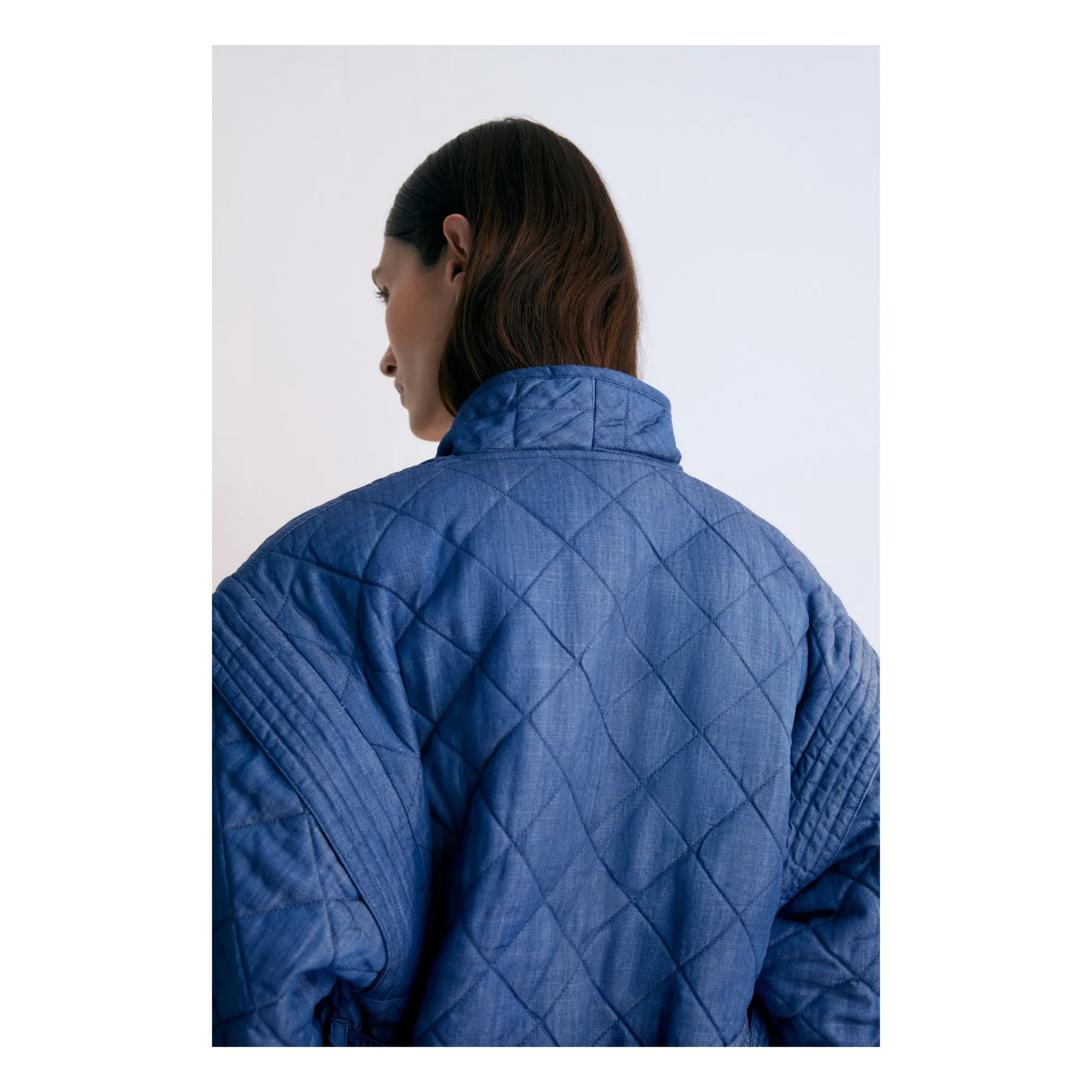 Veste Réversible Eleni Hyacinth Lin - Collection Femme | Bleu- Image produit n°8