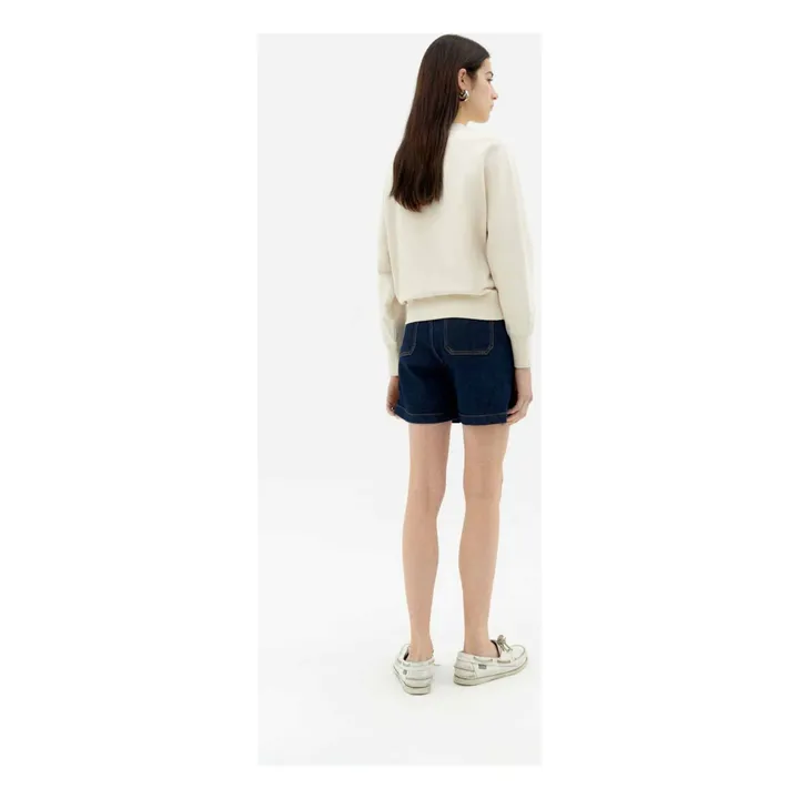 Sabine Bonnie organic cotton sweatshirt | White- Product image n°3
