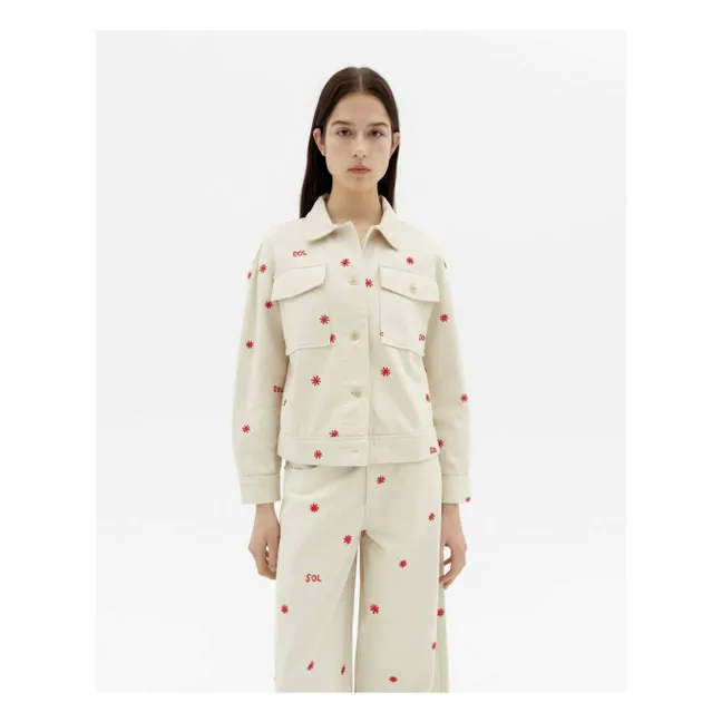 Sol Chain Frans organic cotton jacket | Ecru
