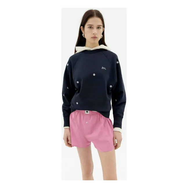 Sudadera de algodón ecológico SolSol Bonnie | Azul oscuro