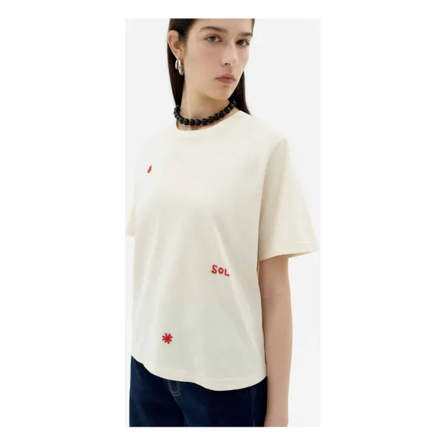 Camiseta de algodón ecológico SolSol Lucia | Blanco