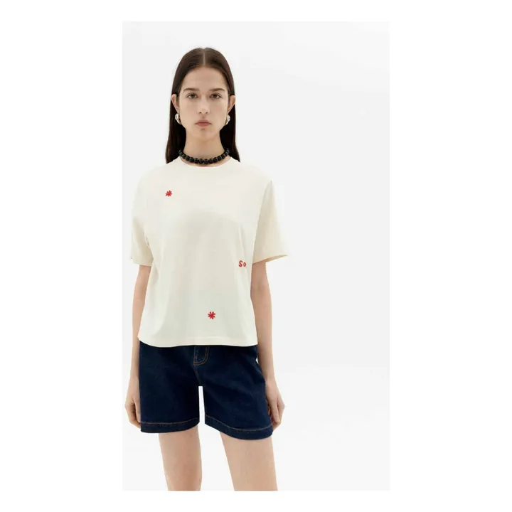 T-shirt SolSol Lucia Coton Bio | Blanc- Image produit n°1