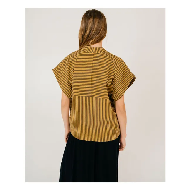 Veste Sans Manches Chad Voyages | Jaune moutarde