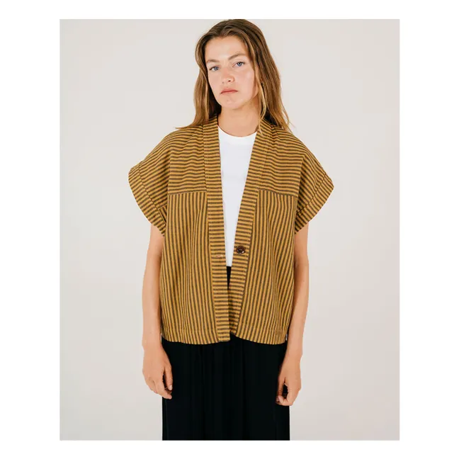 Ärmellose Jacke Chad Voyages | Senffarben