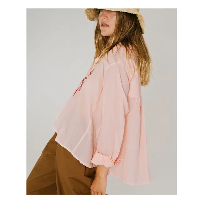 Aristide Fools Hand Bluse | Puderrosa