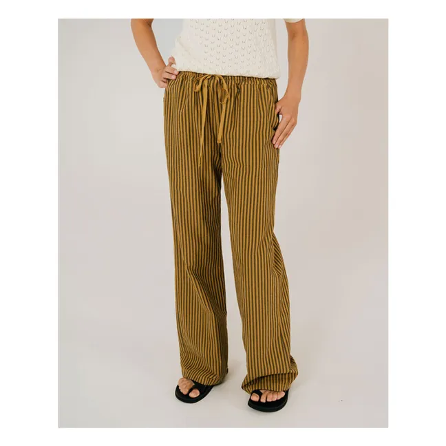 Hose Camil Reisen | Senffarben
