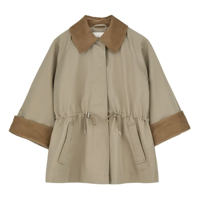 Jacke Gaby Bio-Baumwolle | Blasses Grün