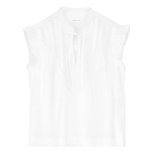Top Aurora Coton Bio | Blanc optique