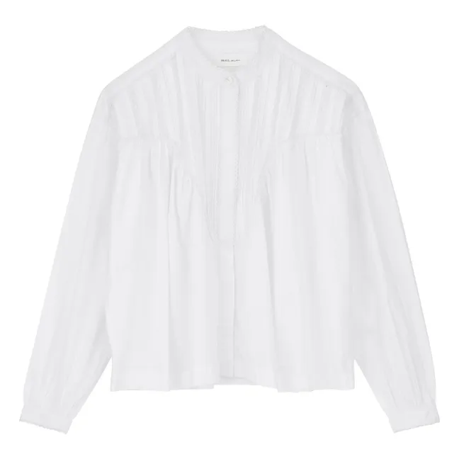 Bluse Aurora Bio-Baumwolle | Weiß-Optik