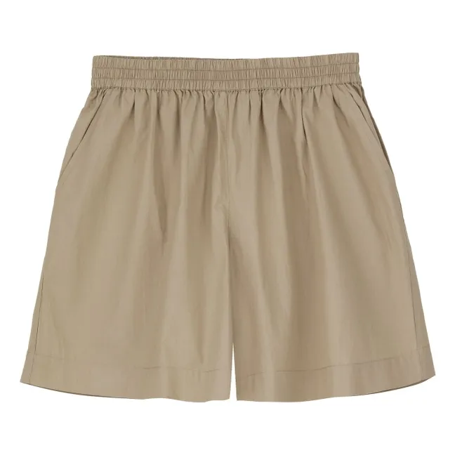 Short Edgar Coton Bio | Vert pâle