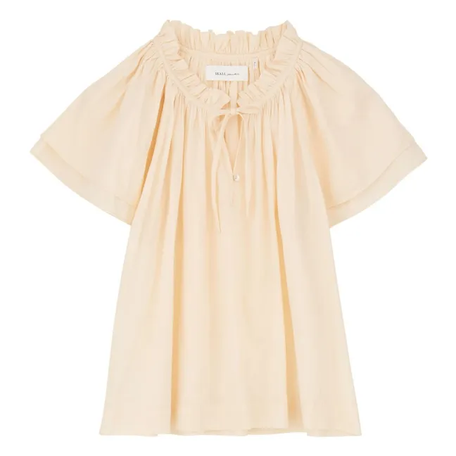 Bluse Grace Bio-Baumwolle | Pfirsichfarben