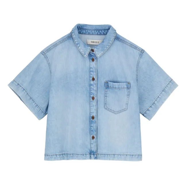 Camicia in cotone organico Augusta Denim | Light Blue