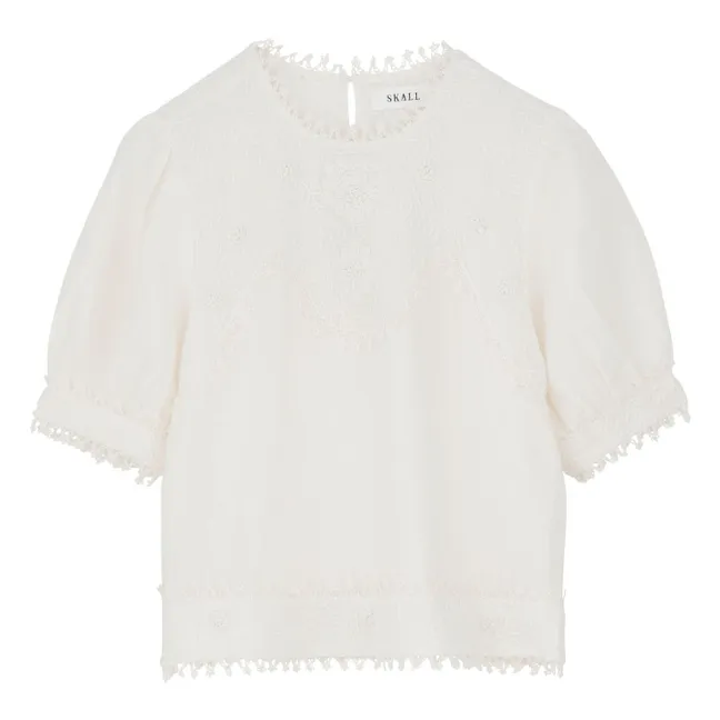 Bluse Emmy Lin | Grauweiß