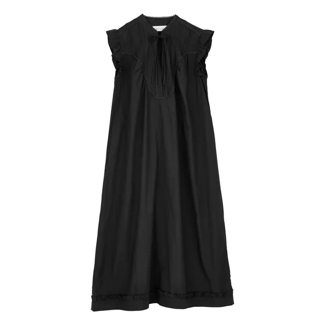 Kleid Aurora Bio-Baumwolle | Schwarz