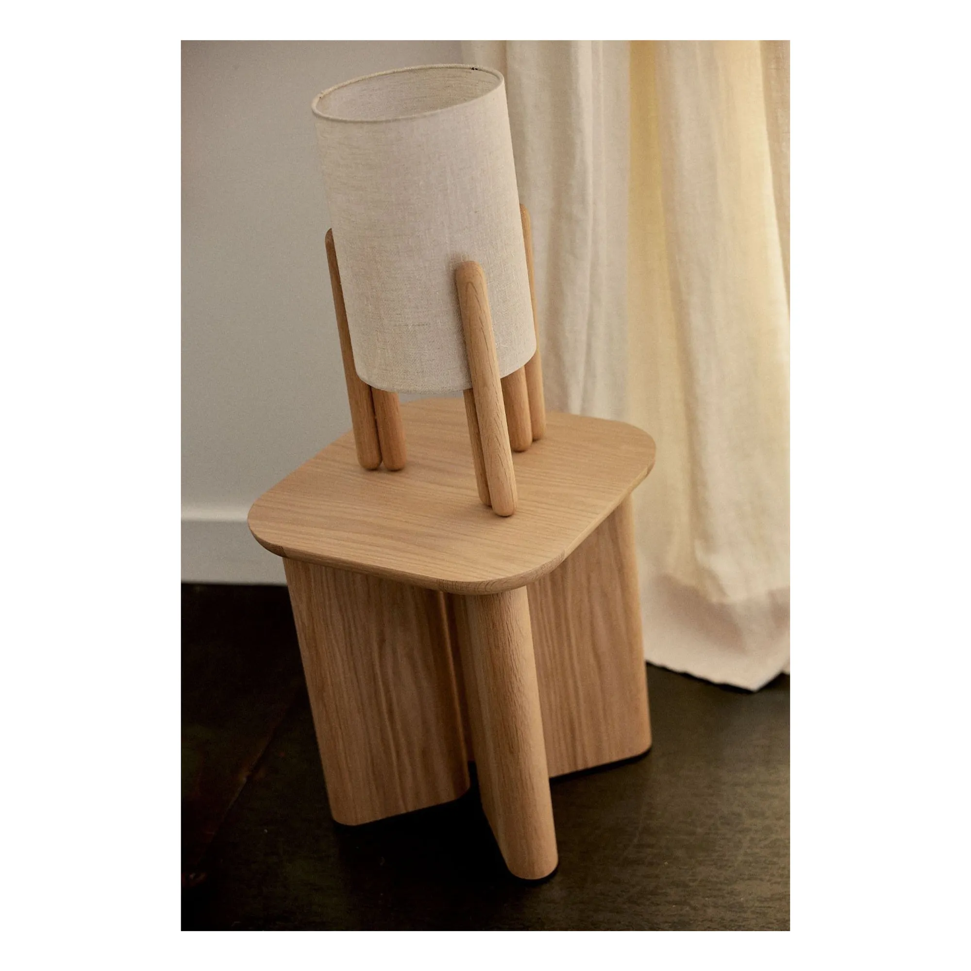 Gabrielle Paris Natural Garance Side Table