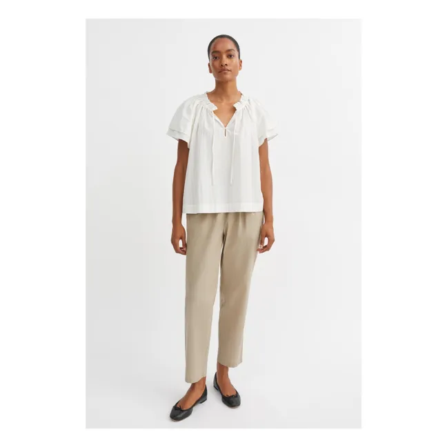 Pantalones Edgar de algodón orgánico | Verde Pálido