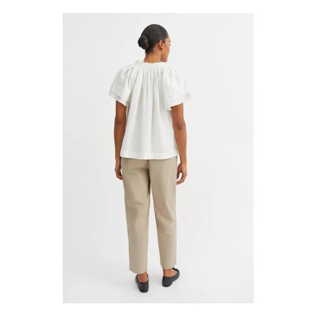 Pantalones Edgar de algodón orgánico | Verde Pálido