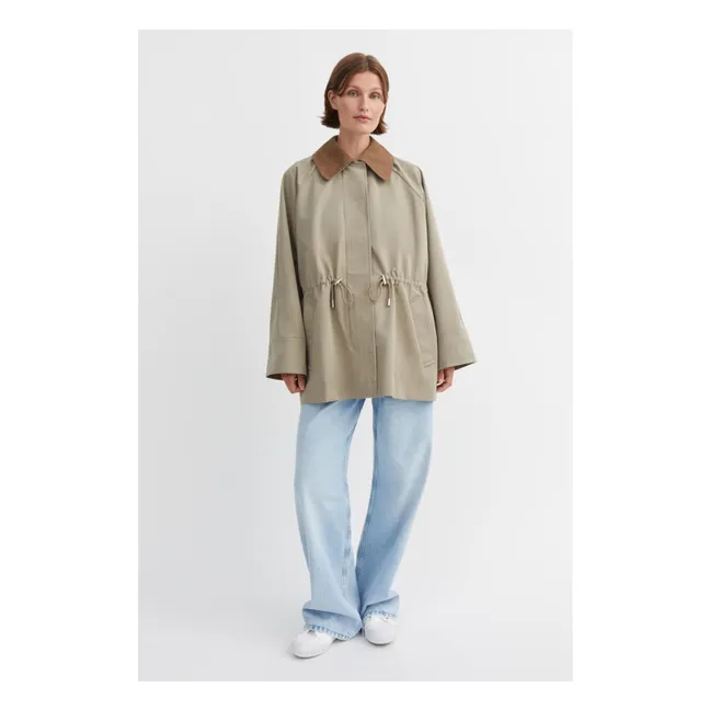 Jacke Gaby Bio-Baumwolle | Blasses Grün