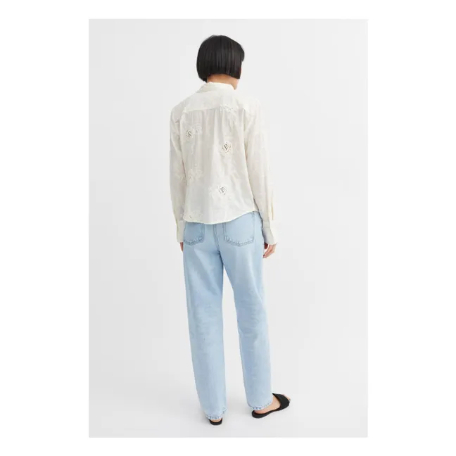 Fauna Shirt Bio-Baumwolle | Cremefarben