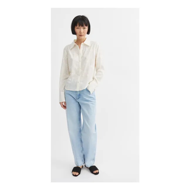 Fauna Shirt Bio-Baumwolle | Cremefarben