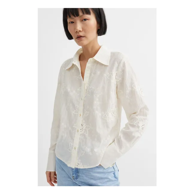 Fauna Shirt Bio-Baumwolle | Cremefarben