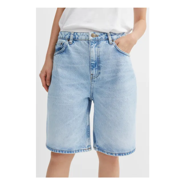Bermuda Wilson Denim Coton Bio | Light Blue