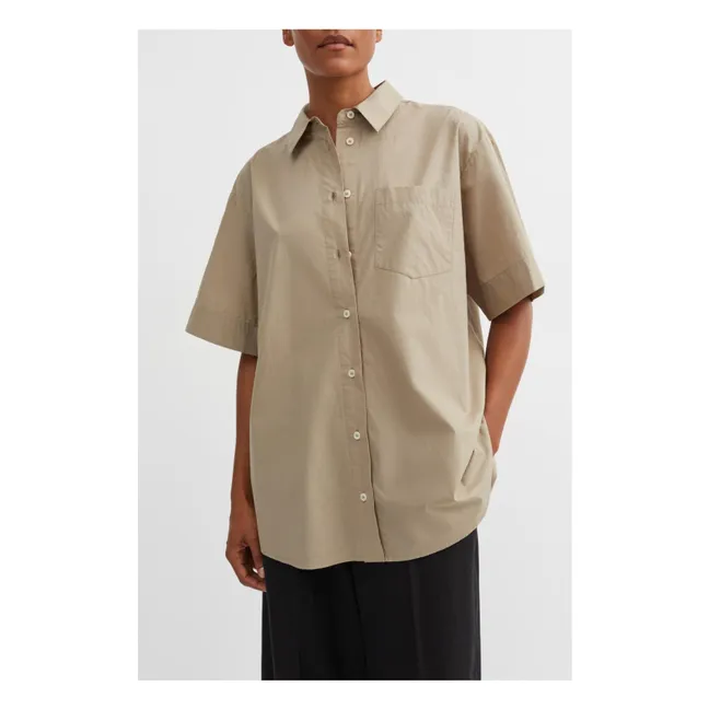 Camicia Aggie in cotone biologico | Verde chiaro