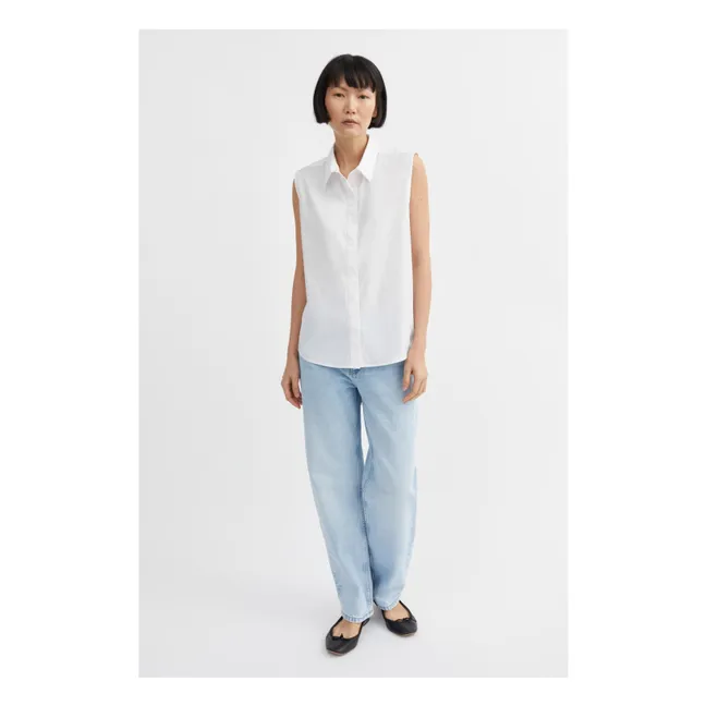 Camicia Evie in cotone biologico | Bianco Ottico