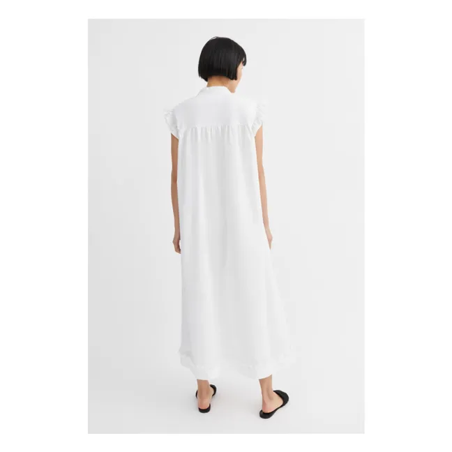 Kleid Aurora Bio-Baumwolle | Weiß-Optik