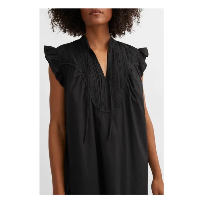 Kleid Aurora Bio-Baumwolle | Schwarz