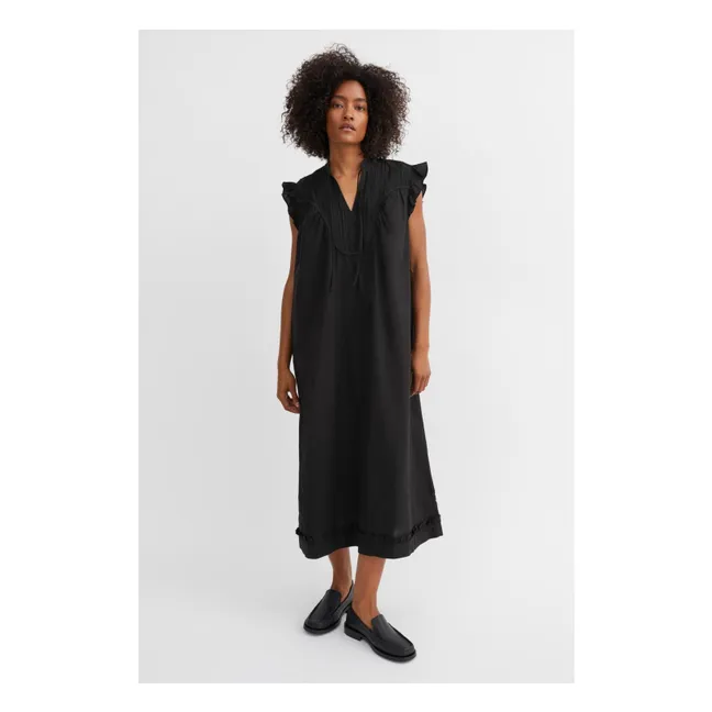 Kleid Aurora Bio-Baumwolle | Schwarz