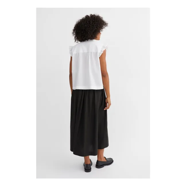 Top Aurora Coton Bio | Blanc optique