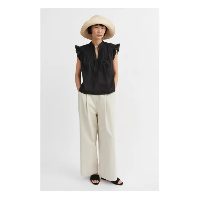 Top Aurora Coton Bio | Noir