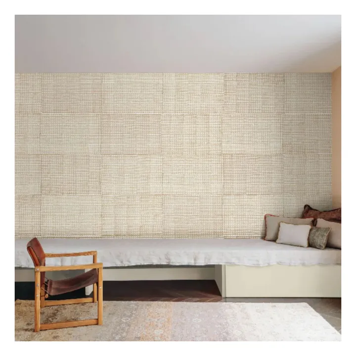 Papel pintado Triángulo - Lote de 12 hojas | Blanco- Imagen del producto n°1