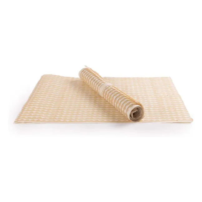 Papel pintado Triángulo - Lote de 12 hojas | Blanco