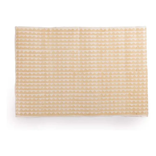 Papel pintado Triángulo - Lote de 12 hojas | Blanco