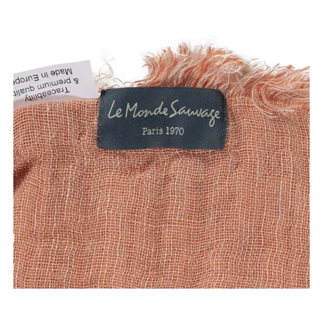 Leinenplaid Okapi | Terracotta