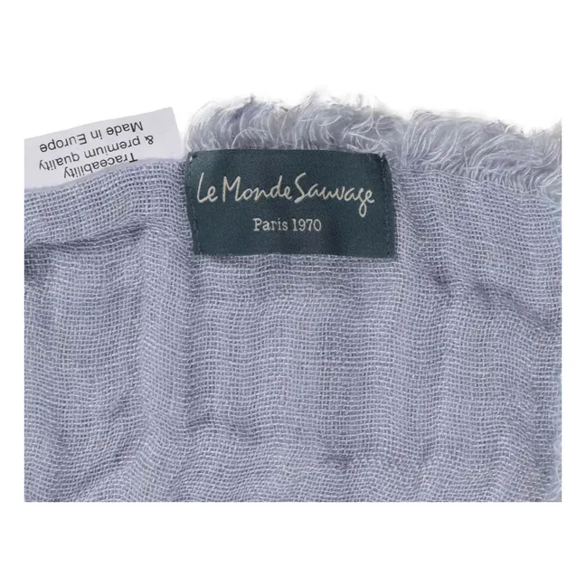 Leinenplaid Okapi | Blau