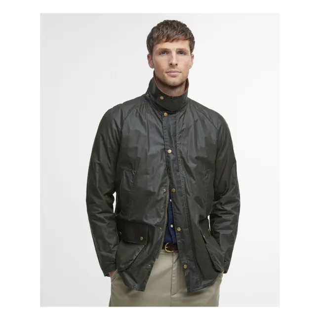 Ashby Wax jacket | Olive green