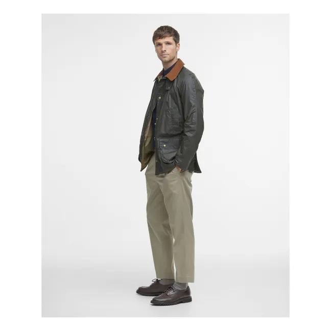 Ashby Wax jacket | Olive green