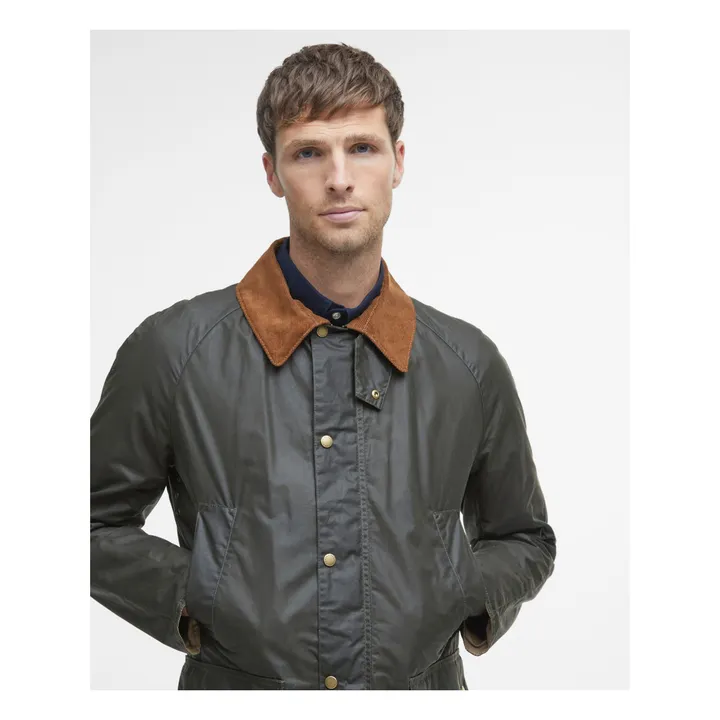 Ashby Wax Jacke | Grünolive- Produktbild Nr. 4