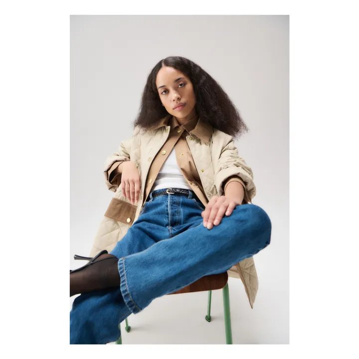 Veste Matelassée Corinne | Ecru- Image produit n°9