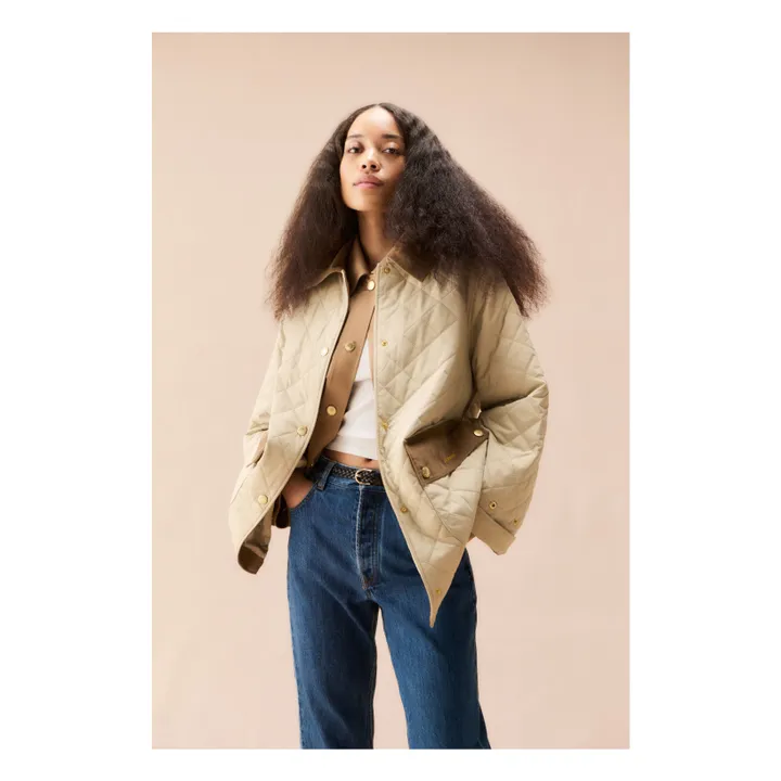 Veste Matelassée Corinne | Ecru- Image produit n°2